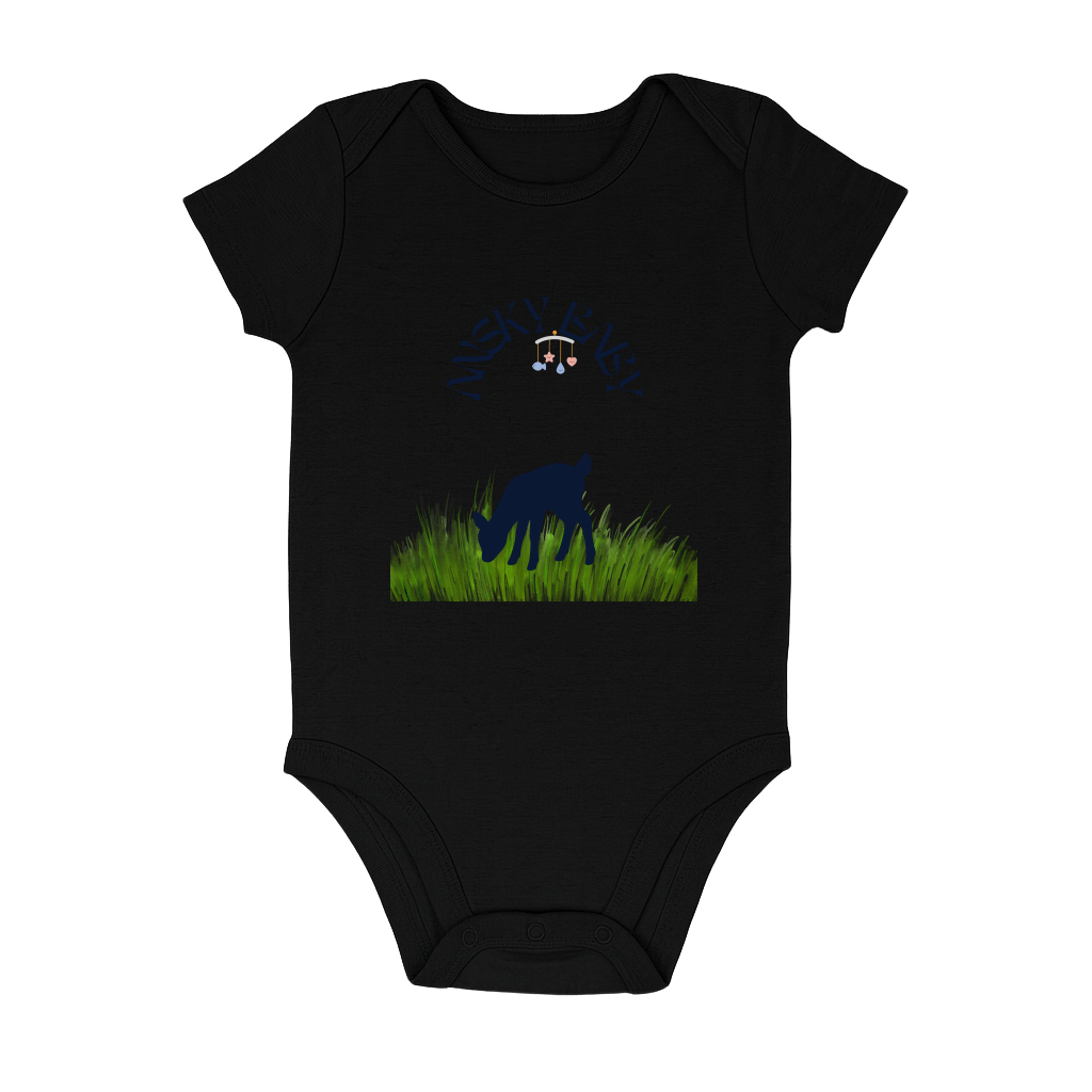 Body Baby Fawn Deer Navy Blue