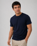 Camiseta Premium Lisa Ansky Navy Blue