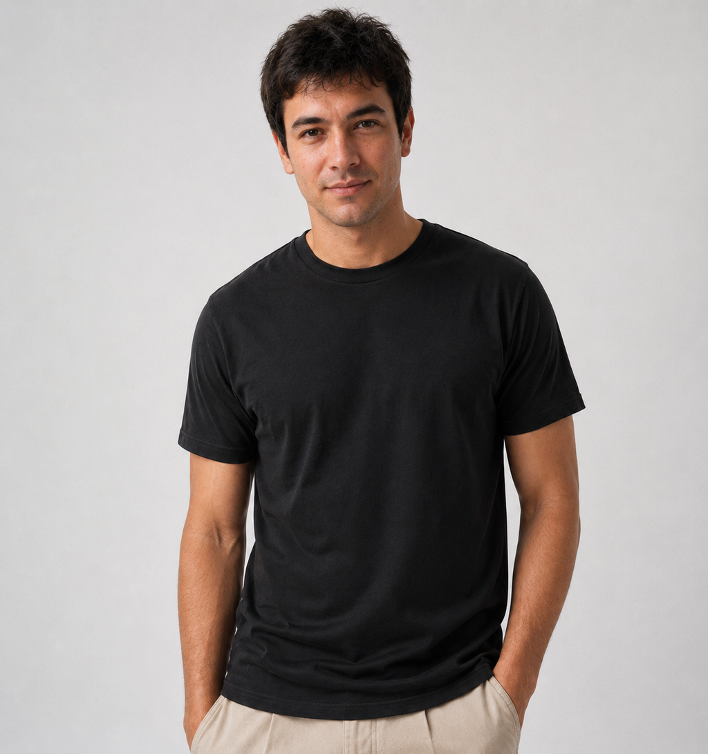 Camiseta Premium Lisa Ansky Black