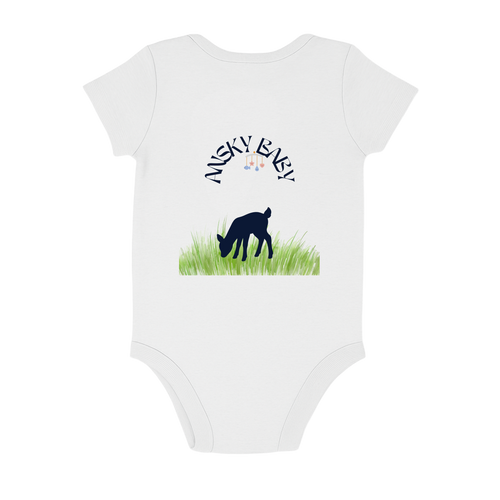 Body Baby Fawn Deer Navy Blue